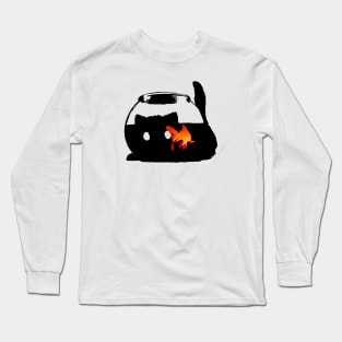 Cat & Fish Long Sleeve T-Shirt